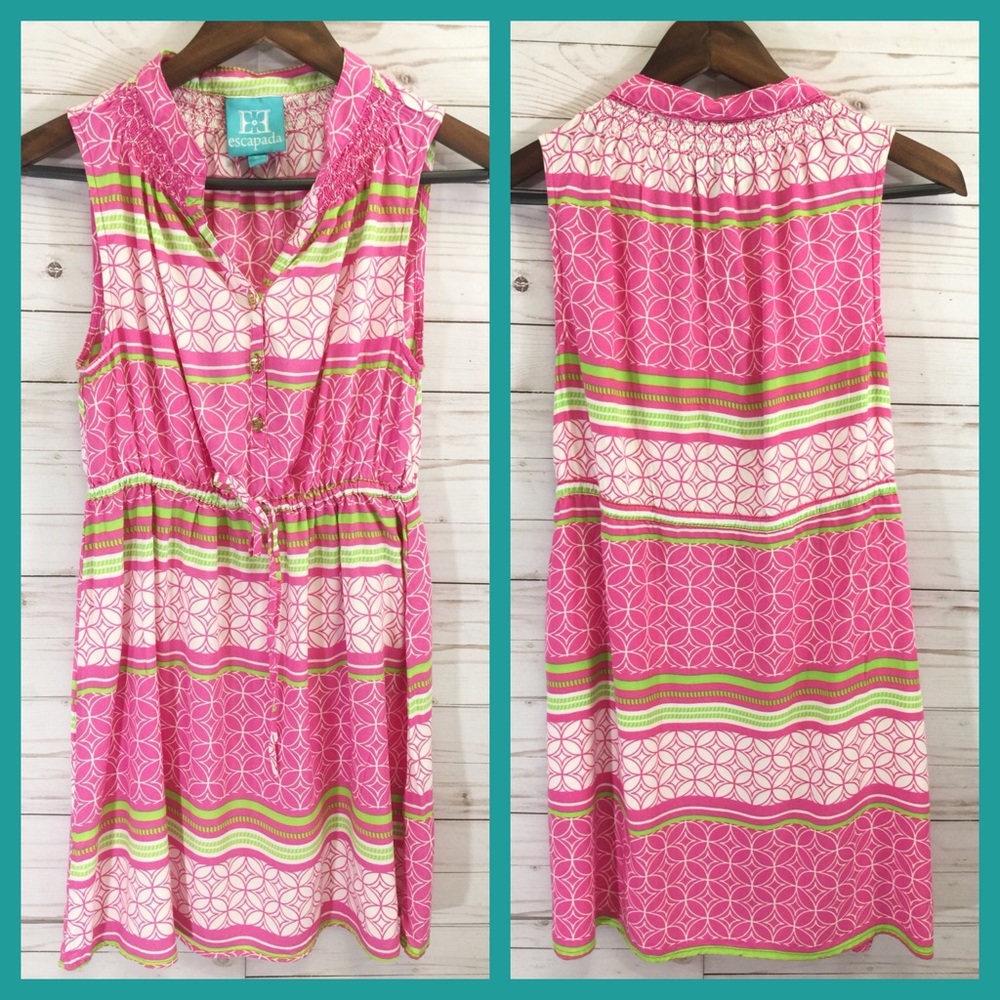 Escapada Sleeveless Pink Summer Dress
